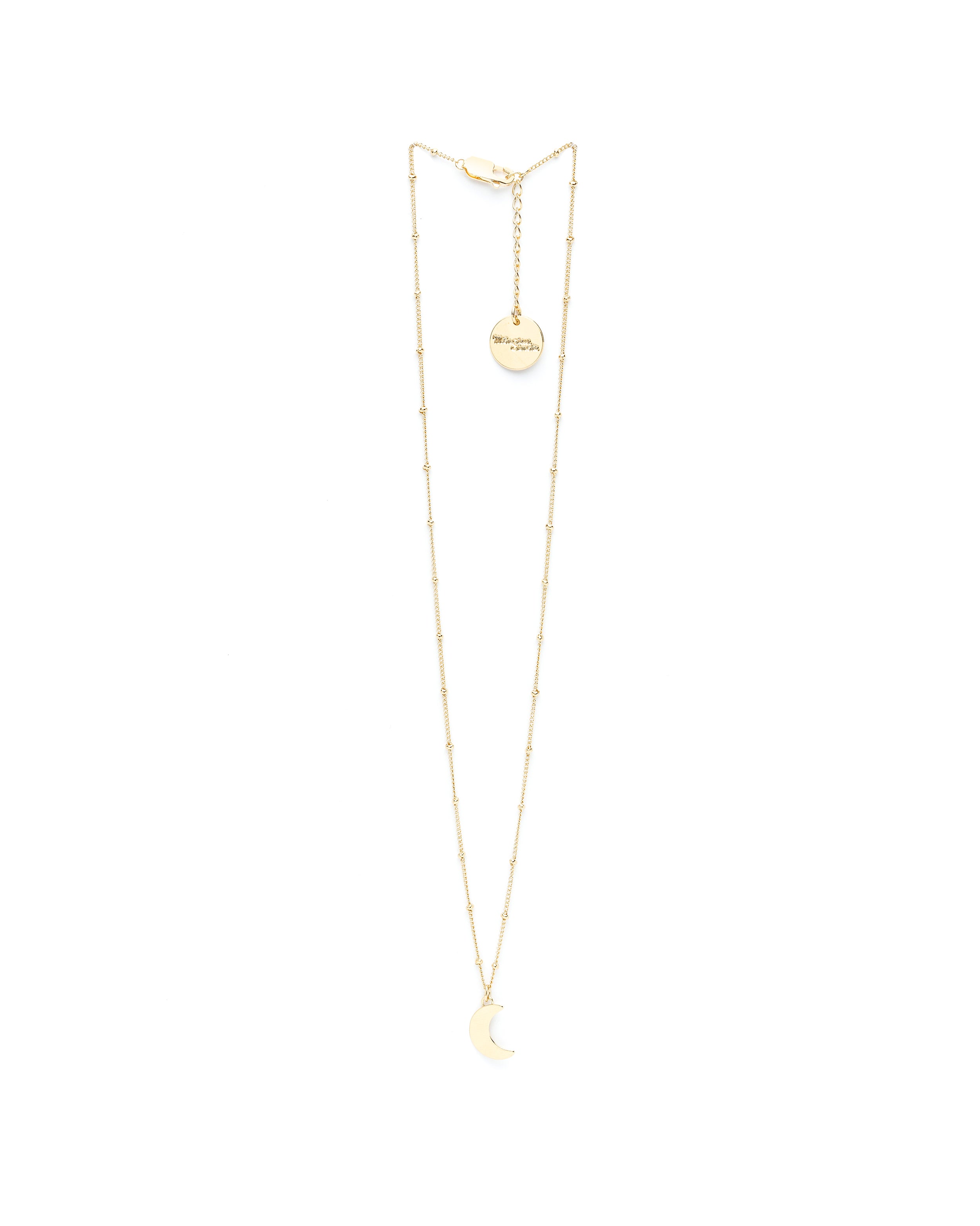 Collier Séléné Or Lune Colliers Monsieur Simone