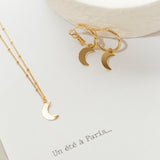 Collier Séléné Or Lune Colliers Monsieur Simone