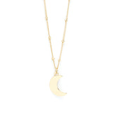 Collier Séléné Or Lune Colliers Monsieur Simone