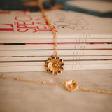 Collier Théia Or Fleur Colliers Monsieur Simone