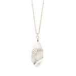 Collier Zéphyr Argent Feuille Colliers Monsieur Simone