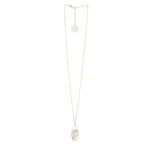 Collier Zéphyr Argent Feuille Colliers Monsieur Simone