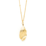 Collier Zéphyr Or Feuille Colliers Monsieur Simone