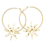 Créoles Éos Or Soleils Boucles d'Oreilles Monsieur Simone
