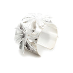 Manchette Chloris Argent Fleurs Bracelets Monsieur Simone