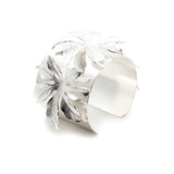 Manchette Chloris Argent Fleurs Bracelets Monsieur Simone