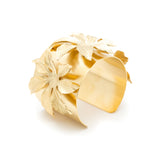 Manchette Chloris Or Fleurs Bracelets Monsieur Simone