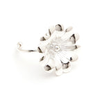 Maxi Bague Théia Argent Fleur Ajustable Bagues Monsieur Simone