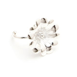 Maxi Bague Théia Argent Fleur Ajustable Bagues Monsieur Simone