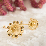 Maxi Bague Théia Or Fleur Ajustable Bagues Monsieur Simone