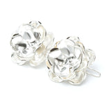 Maxi Barrette Aglaé Argent Fleurs Accessoires Monsieur Simone