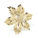 Maxi Barrette Hespéris Or Fleur Accessoires Monsieur Simone