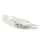 Maxi Barrette Phébé Argent Plume Accessoires Monsieur Simone