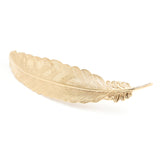 Maxi Barrette Phébé Or Plume Accessoires Monsieur Simone