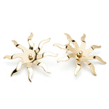 Maxi Boucles d'Oreilles Puces Éos Or Soleils Boucles d'Oreilles Monsieur Simone