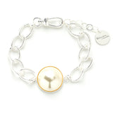 Maxi Bracelet Nélya Argent Perle Bracelets Monsieur Simone