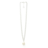 Maxi Collier Nélya Argent Perle Colliers Monsieur Simone
