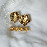 Mini Barrette Aglaé Or Fleurs Accessoires Monsieur Simone