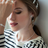 Mini Barrette Rhéa Argent Flocons Accessoires Monsieur Simone