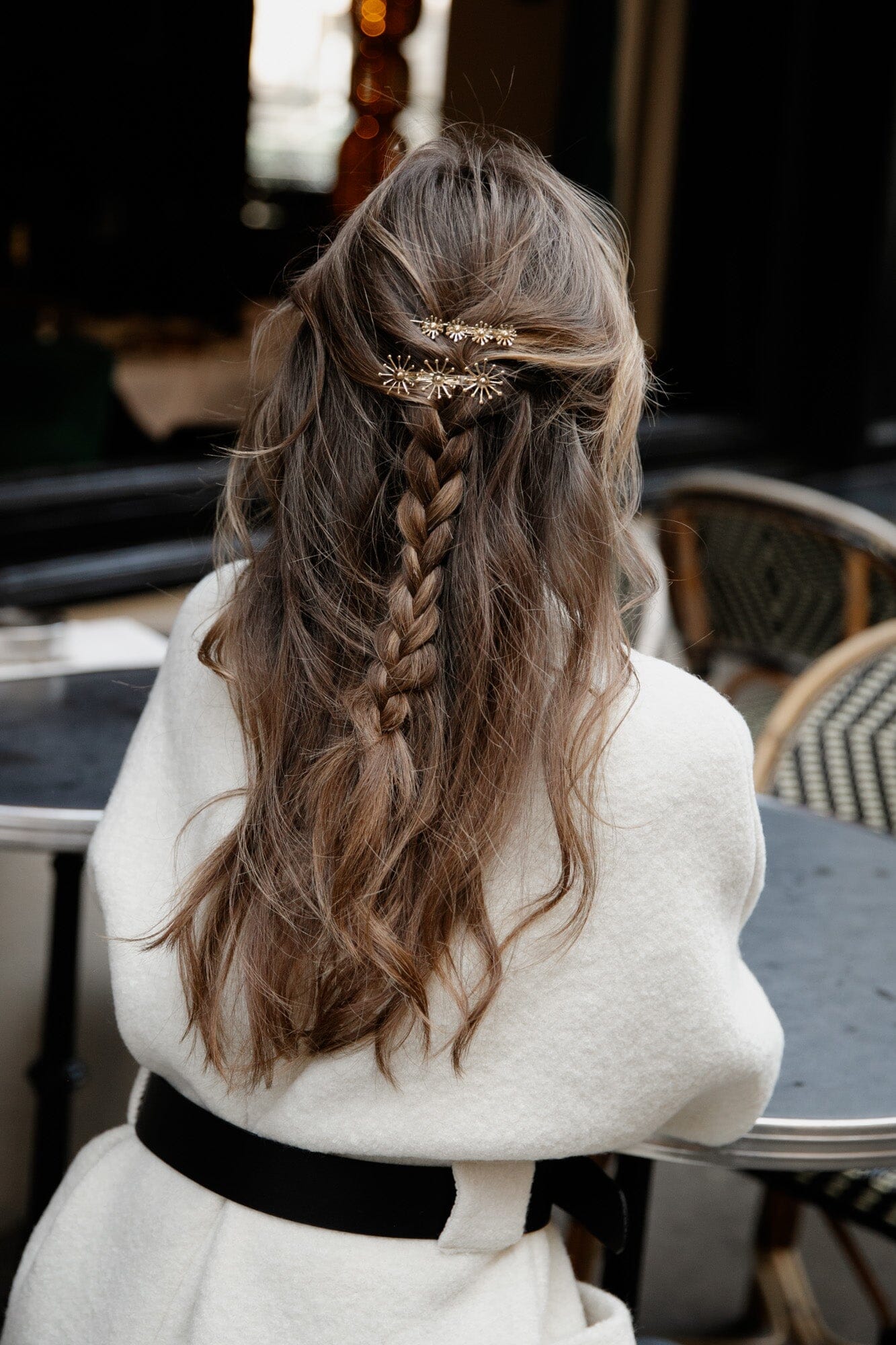 Mini Barrette Rhéa Argent Flocons Accessoires Monsieur Simone