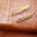 Mini Barrette Rhéa Or Flocons Accessoires Monsieur Simone