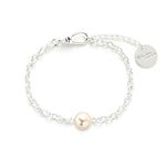 Mini Bracelet Nélya Argent Perle Bracelets Monsieur Simone