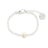 Mini Bracelet Nélya Argent Perle Bracelets Monsieur Simone