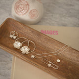 Mini Créoles Aglaé Argent Fleurs Boucles d'Oreilles Monsieur Simone