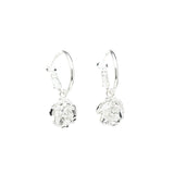 Mini Créoles Aglaé Argent Fleurs Boucles d'Oreilles Monsieur Simone