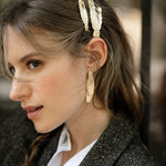 Mono Boucle d'Oreille Puce Phébé Argent Plume Boucles d'Oreilles Monsieur Simone