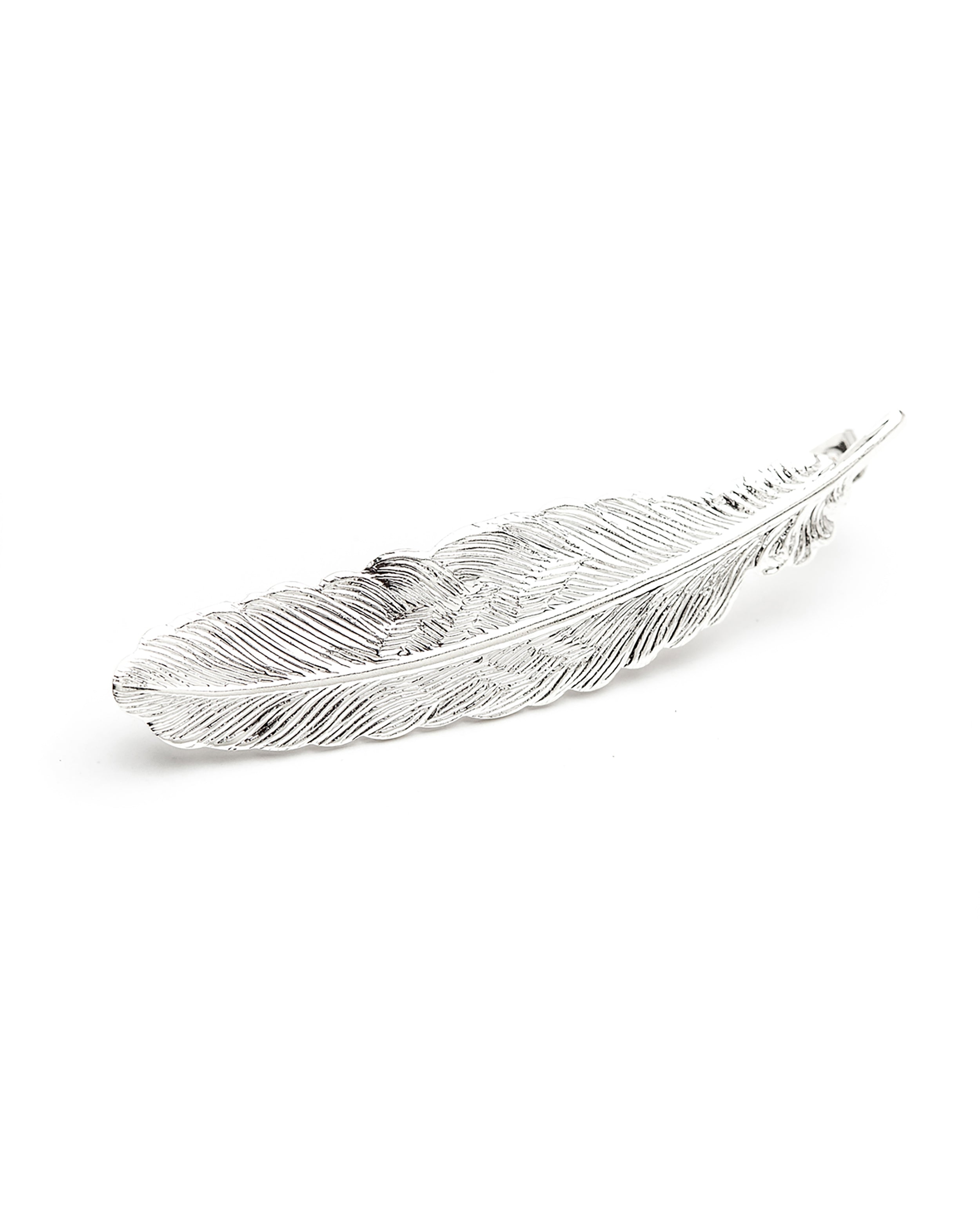 Mono Boucle d'Oreille Puce Phébé Argent Plume Boucles d'Oreilles Monsieur Simone
