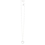 Sautoir Aura Argent Coeur Colliers Monsieur Simone