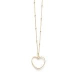Sautoir Aura Or Coeur Colliers Monsieur Simone