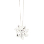Sautoir Chloris Argent Fleur Colliers Monsieur Simone