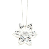 Sautoir Hespéris Argent Fleur Colliers Monsieur Simone