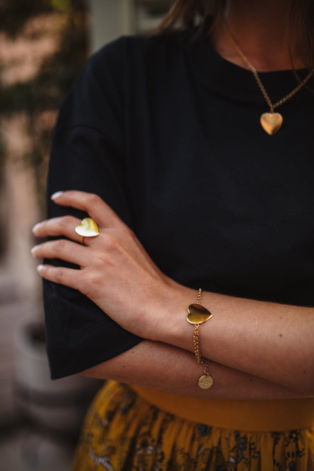 Bague Aphrodite Or Coeur Ajustable Bagues Monsieur Simone