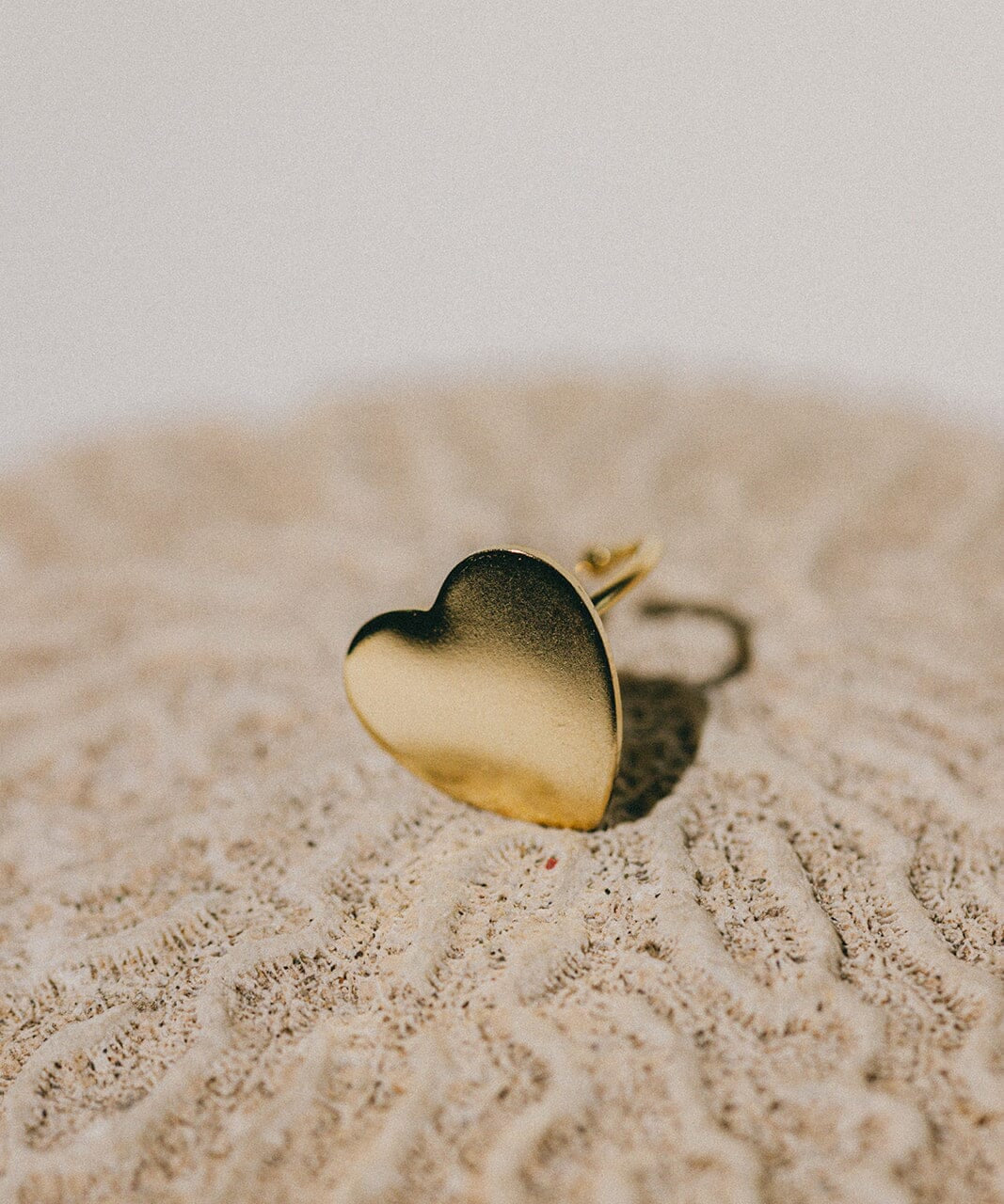 Bague Aphrodite Or Coeur Ajustable Bagues Monsieur Simone