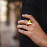 Bague Aphrodite Or Coeur Ajustable Bagues Monsieur Simone