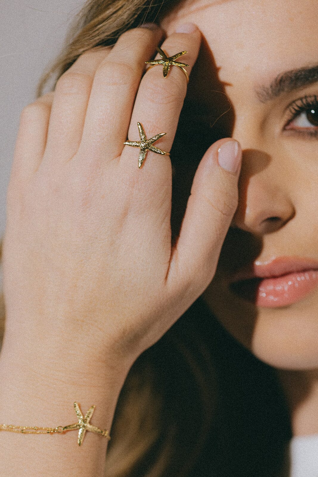 Bague Cléia Argent Étoile Ajustable Bagues Monsieur Simone