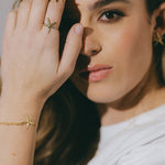 Bague Cléia Argent Étoile Ajustable Bagues Monsieur Simone