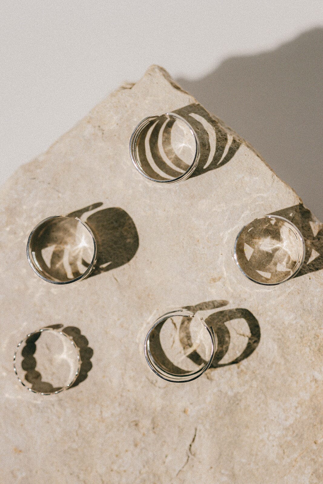 Bague Eliott Argent Martelée Ajustable Bagues Monsieur Simone