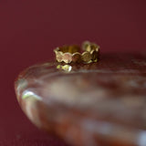 Bague Eliott Or Martelée Ajustable Bagues Monsieur Simone