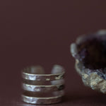 Bague Enzo Argent Martelée Ajustable Bagues Monsieur Simone
