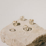 Bague Enzo Argent Martelée Ajustable Bagues Monsieur Simone