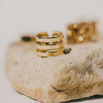 Bague Enzo Or Martelée Ajustable Bagues Monsieur Simone