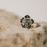 Bague Gaïa Argent Fleur Ajustable Bagues Monsieur Simone