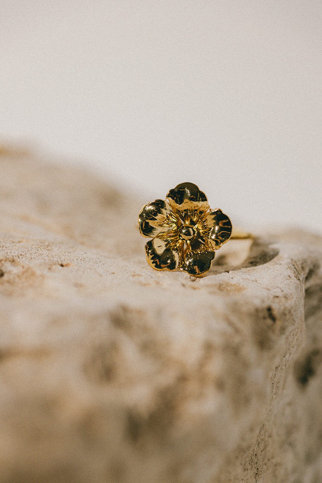 Bague Gaïa Or Fleur Ajustable Bagues Monsieur Simone