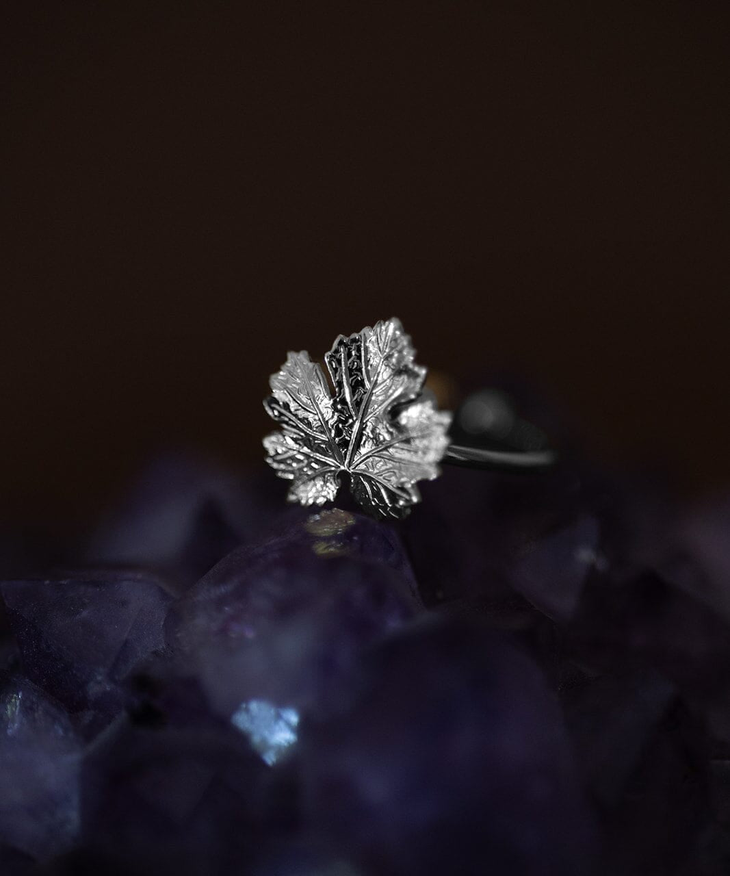Bague Héra Argent Feuille Ajustable Bagues Monsieur Simone
