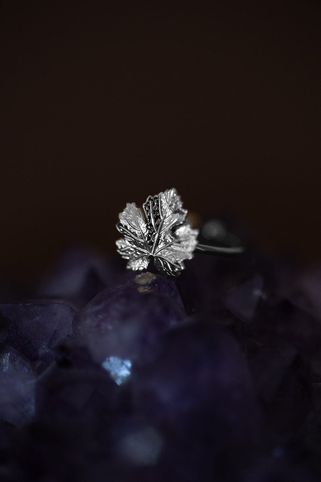 Bague Héra Argent Feuille Ajustable Bagues Monsieur Simone
