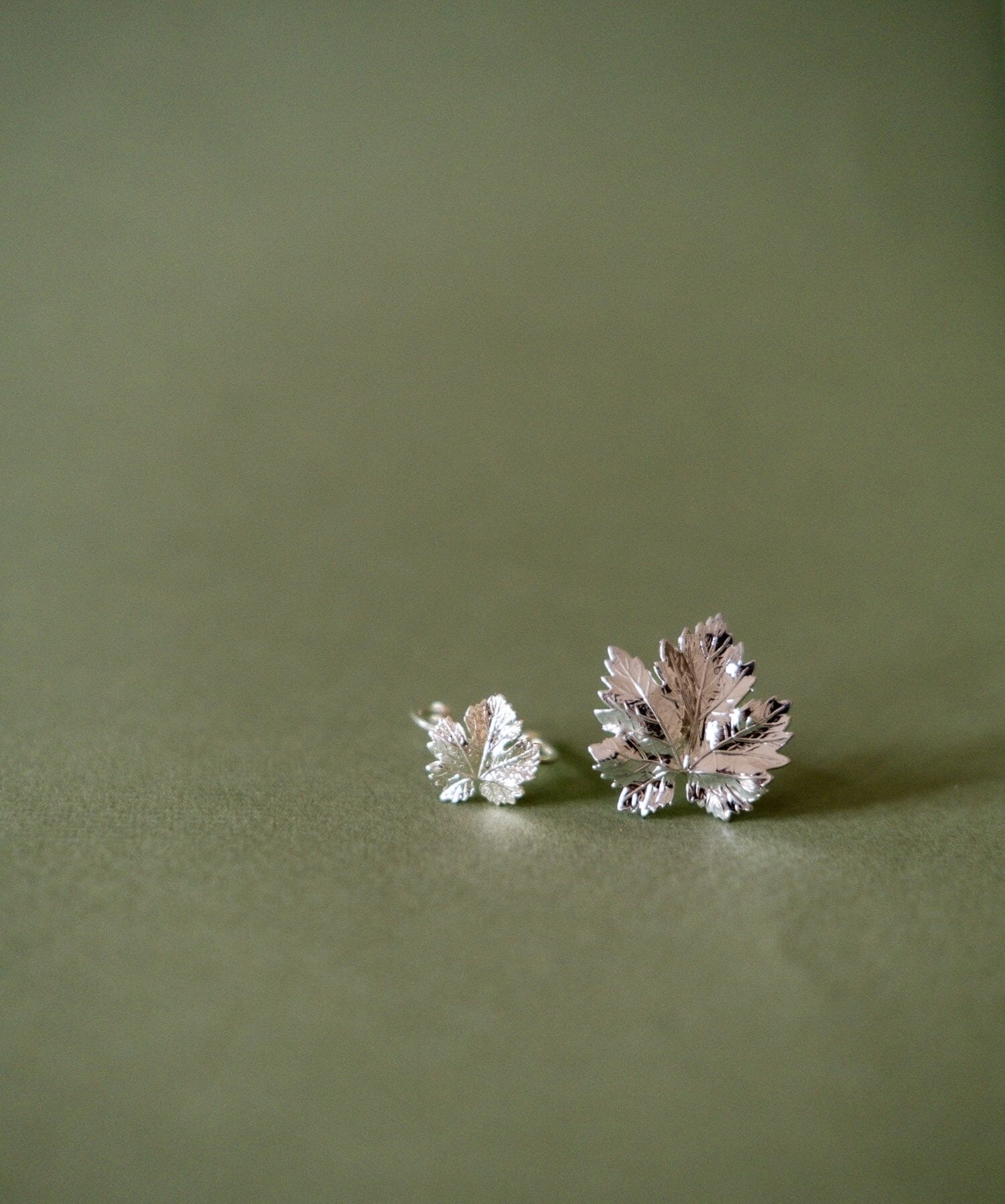 Bague Héra Argent Feuille Ajustable Bagues Monsieur Simone